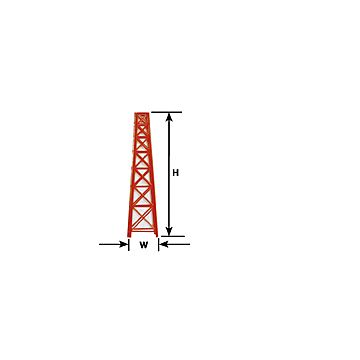 Plastruct - 1/48 OIL WELL/ WATER TOWER STY. 203.2x57.2MM 1X OIL-800