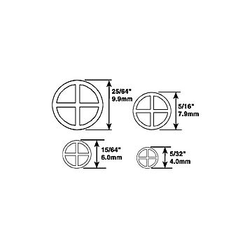 Plastruct - HANDWHEEL SET STY. WH. 4 PCS HWL-4