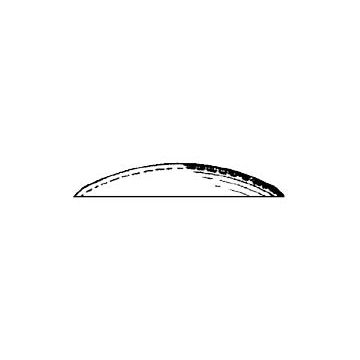 Plastruct - DISHED DOME TB-500 ACRYL CL. 127.0x120.7x21.8MM 1X VHD-500