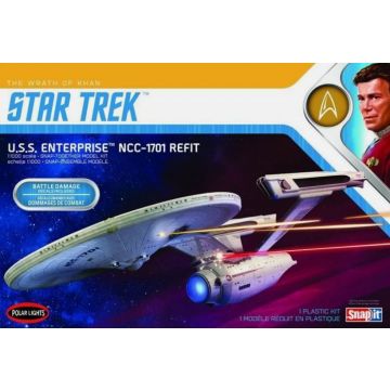 Polar Lights - 1/1000 STAR TREK U.S.S. ENTERPRISE NCC-1701 REFIT WOKE