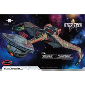 Polar Lights - 1/350 STAR TREK UNDISCOV. COUNTRY KLINGON KRONOS ONE