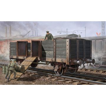 Trumpeter - 1/35 German Railway Gondola (High Sides) - Trp01517