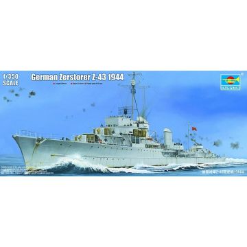 Trumpeter - 1/350 German Zerstrorer Z-43 1944 - Trp05323
