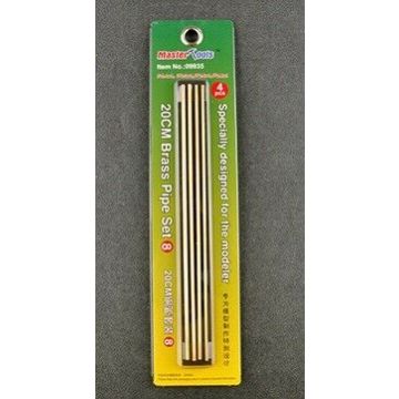 Trumpeter - 20cm Brass Pipe Set 8 4pcs - Trp09935