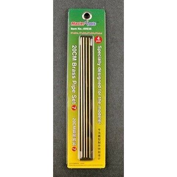 Trumpeter - 20cm Brass Pipe Set 7 4pcs - Trp09936