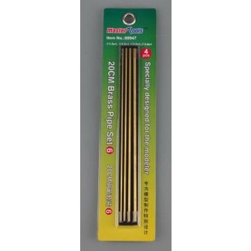 Trumpeter - 20cm Brass Pipe Set 6 4pcs - Trp09947