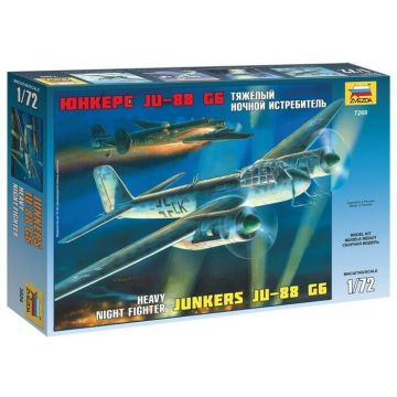 Zvezda - 1/72 HEAVY NIGHT FIGHTER JUNKERS JU-88 G-6 (8/23) *