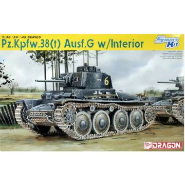 Dragon - Pz.kpfw. 38(T) Ausf. G W/interior 1:35 - DRA6290