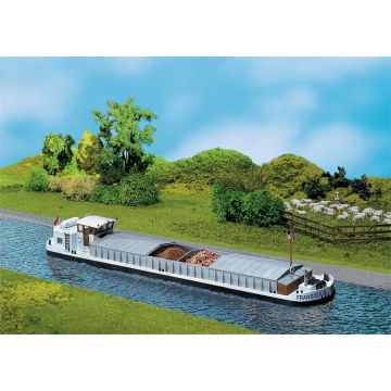 Faller - Flussfrachtschiff mit Wohnkajüte
