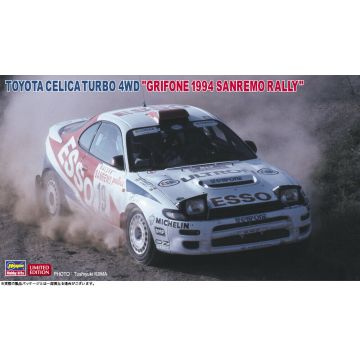 Hasegawa - 1/24 Toyota Celica Turbo 4wd Grifone 1994 (12/20) * - HAS620466