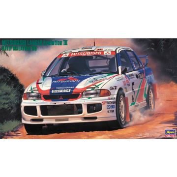 Hasegawa - 1/24 Mitsubishi Lancer Gsr Evo Iii Rally Malaysia (12/21) *has620537