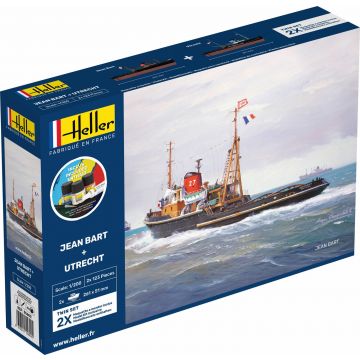 Heller - 1/200 Starter Kit Jean Bart + Utrecht Twinsethel55602