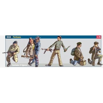 Italeri - Partisans 6 Figures 1:35 (Ita6556s)
