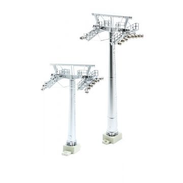 Jaegerndorfer - Set di Prolunghe Teleferiche 12/16 cm - H0 1:87