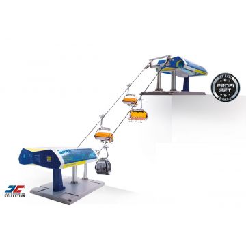 Jaegerndorfer - Set Téléphérique Pro. Bleu/Jaune - 1:32