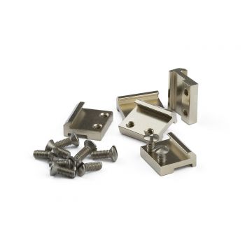 Massoth - Rail Clamps G Scale Nickel-plated 15mm 50/pack (?/21) *
