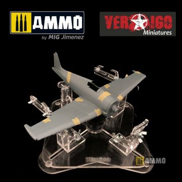 Mig - Plastic Stand Airbrush Ii W. Rotary Base (7/20) * - MIG-VMP025