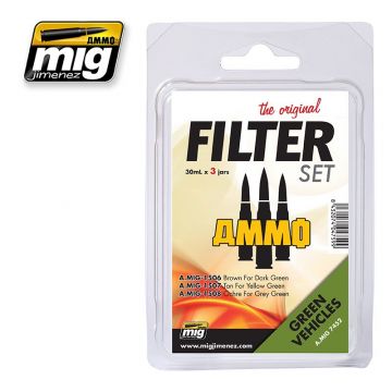 Mig - Filter Set For Green Vehicles (Mig7452)