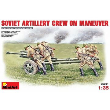 Miniart - Soviet Artillery Crew On Maneuver (Min35081)