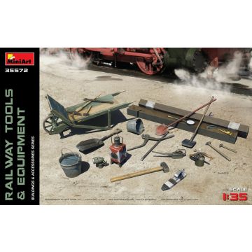Miniart - Railway Tools & Equipment (Min35572)