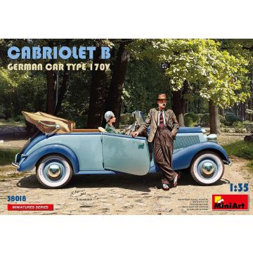 Miniart - Cabriolet B German Car Type 170v 1:35 (1/20) * - MIN38018