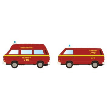 Minis - 1:160 Vw T3 2er Set Feuerwehr (?/21) * - MIS-LC4342