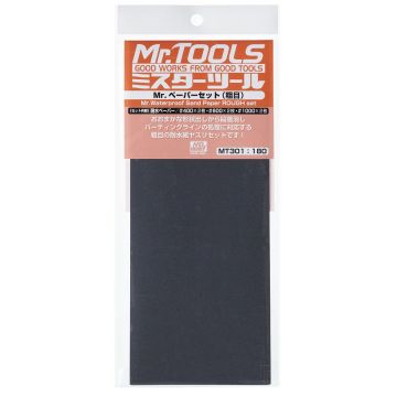 Mrhobby - Mr. Waterpr. Sand Paper Set Ro. 3x2 Sh. (Mrh-mt-301)
