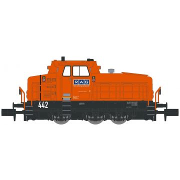 Nme - Rangierdiesellok Dhg 500 C Rag Orange Dcc (9/21) *nme123500