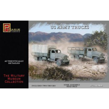 pegasus - 1/72 WW II US Army Trucks, 2 Bausätze