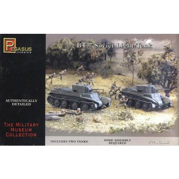pegasus - 1/72 BT-7 Soviet Tank, 2 Bausätze