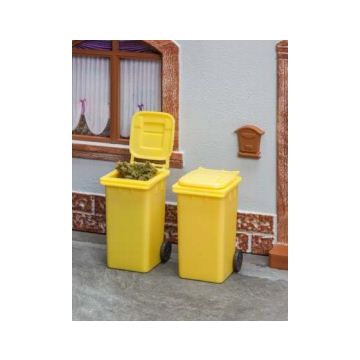 Pola - 2 Refuse bins, yellow