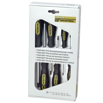 Proxxonindustrial - Flex-dot Schroevendraaierset (6-dlg.) Tx/ttx