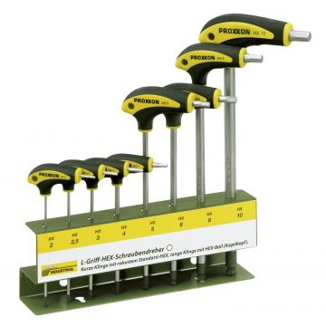 Proxxonindustrial - L-greep Schroevendraaierset (8-dlg.) Hex