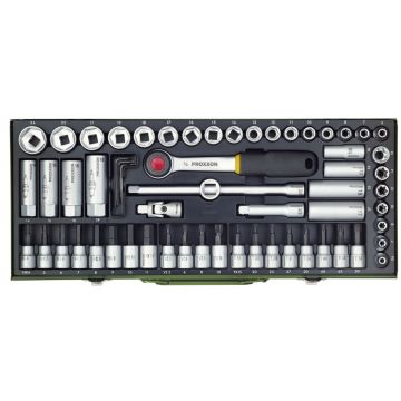 Proxxonindustrial - Super-compacte Set 3/8"", (65-dlg.)