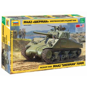 Zvezda - M4 A2 Sherman (5/20) * - ZVE3702