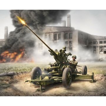 Zvezda - Soviet Anti-aircraft Gun With Crew (Zve6115)