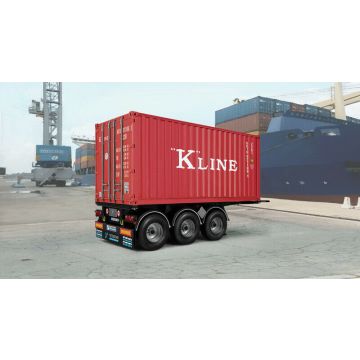 Italeri - 20' Container Trailer 1:24 (Ita3887s)