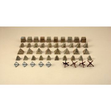 Italeri - Anti Tank Obstacles 1:72 (Ita6147s)
